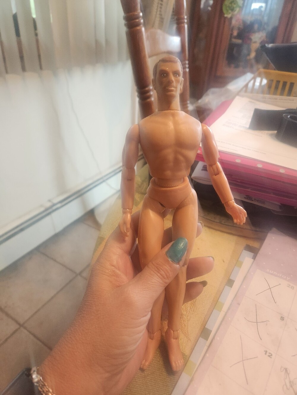 Men's Grooming Figurine Display Doll - Skin Tone